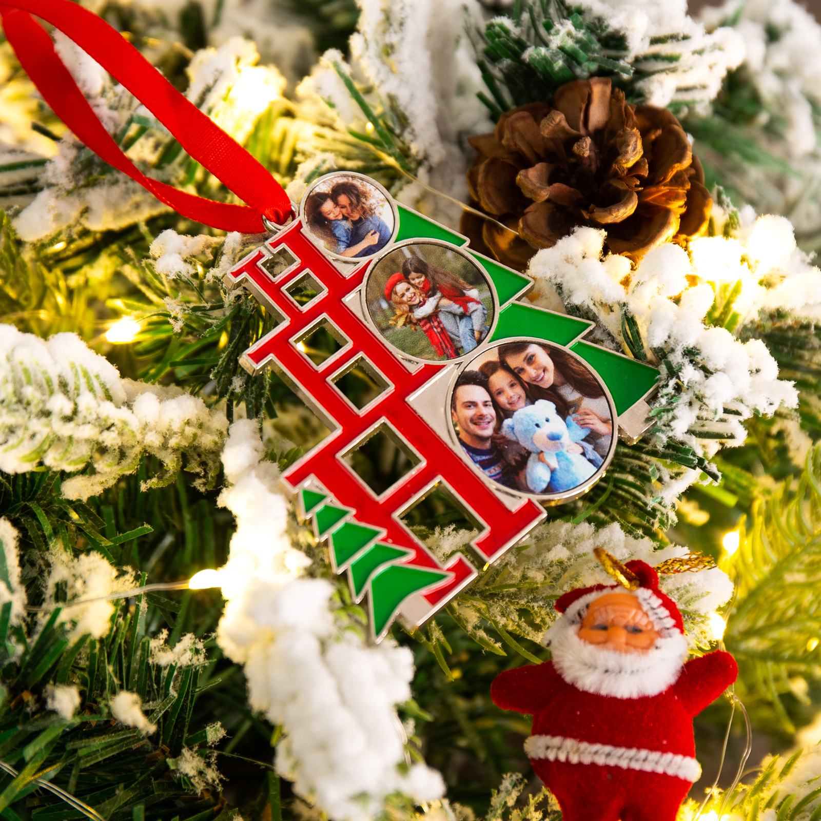 Personalised Photo Christmas Ornament Custom photos Gifts for Family-Jessemade AU