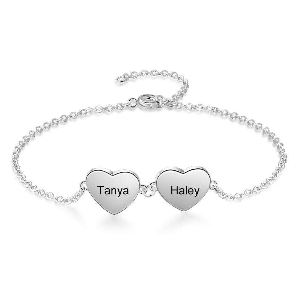Personalised Heart Photo Bracelet Custom Photo Bracelet Gifts For Her-Jessemade AU