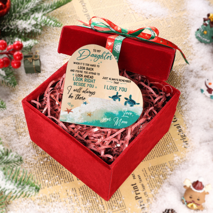 To My Daughter Wooden Heart Candle Holder "I will always be there" Gifts For Daughter-Jessemade AU