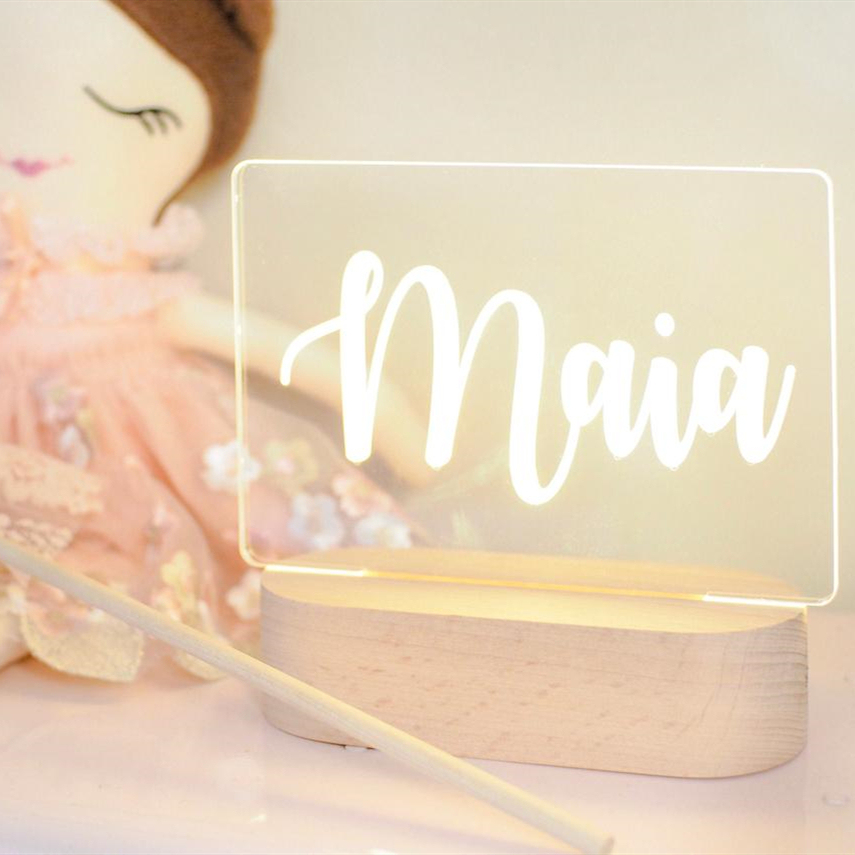 Personalised Children's Nursery Lamp-Jessemade AU