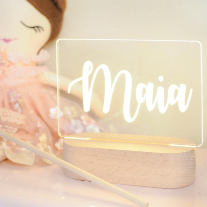 Personalised Children's Nursery Lamp-Jessemade AU