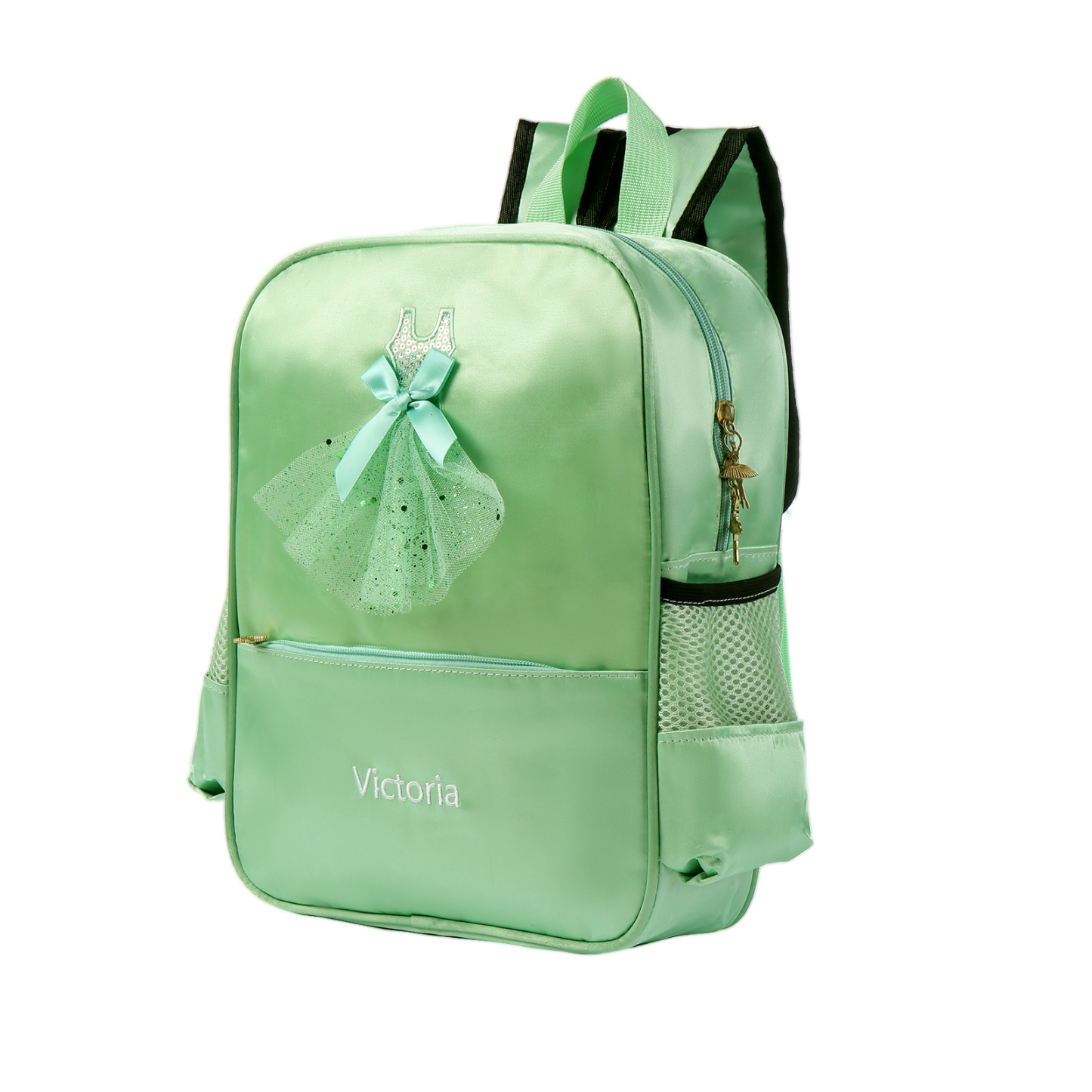 Personalised Princess Dress Style Schoolbag Custom Name Backpack Back To School Gift for Girls-Jessemade AU