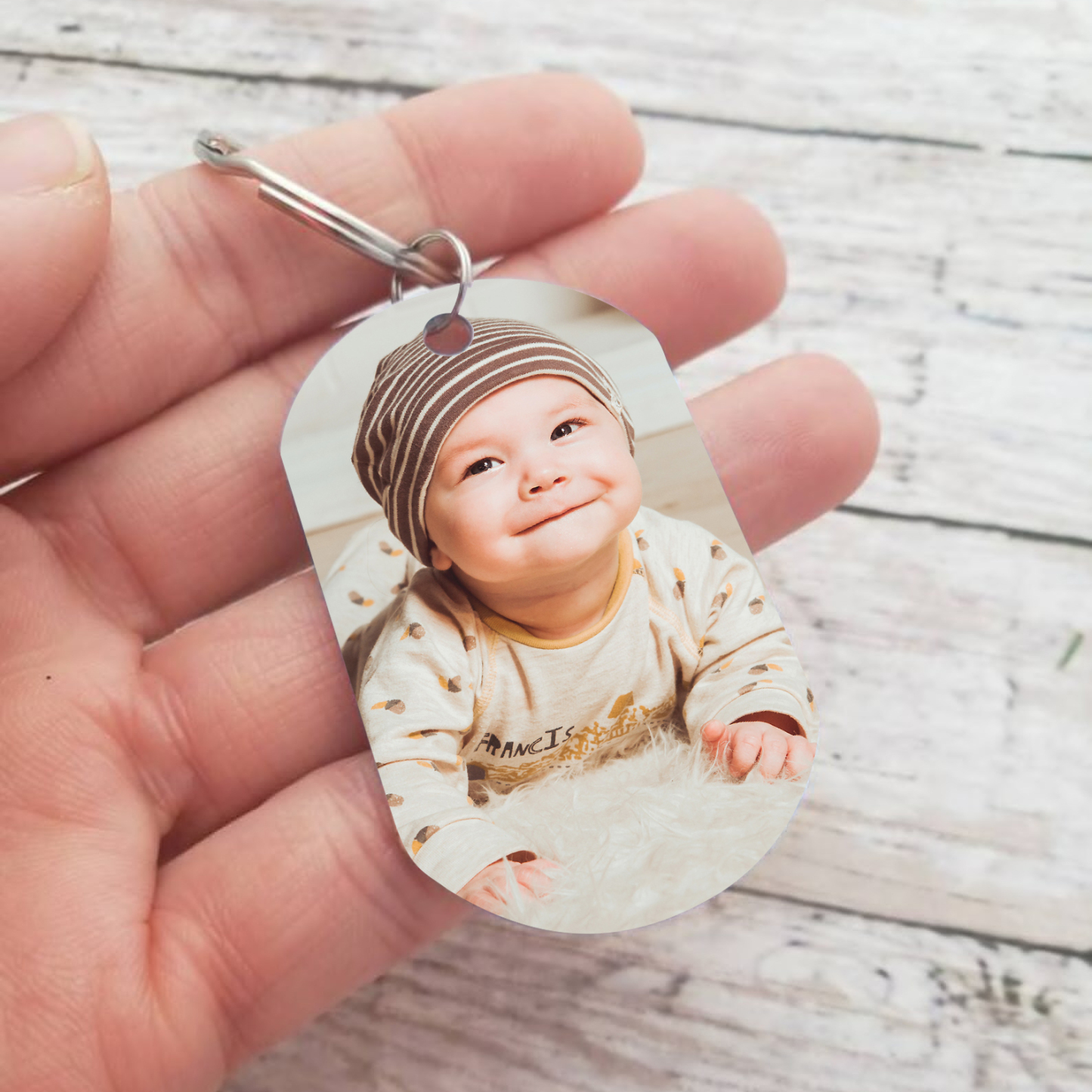 Personalised Calendar Keychain Custom Photo & Name Keychain Gifts For Daddy/Mommy/Mummy-Jessemade AU
