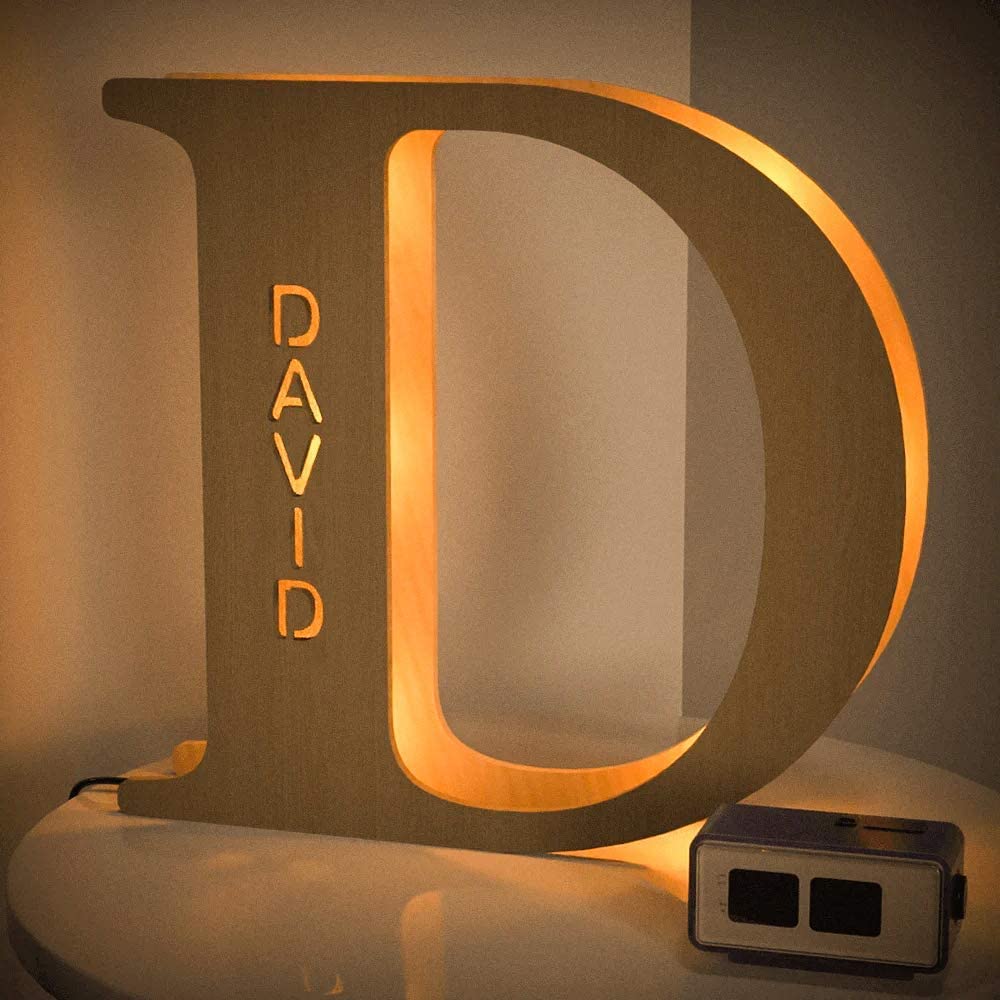Personalised Name Letter Light A~I 19/29CM-Jessemade AU