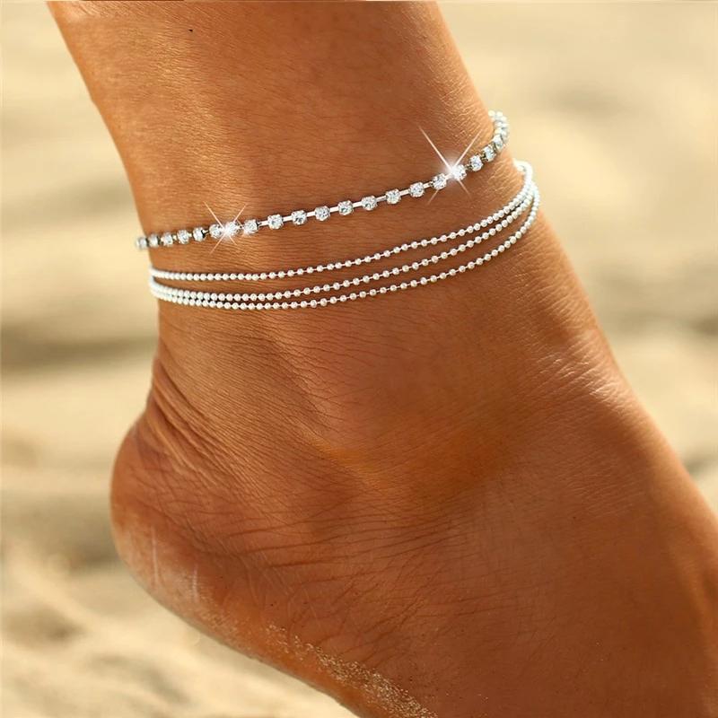 Multi-layer Sexy  Anklet  Chain