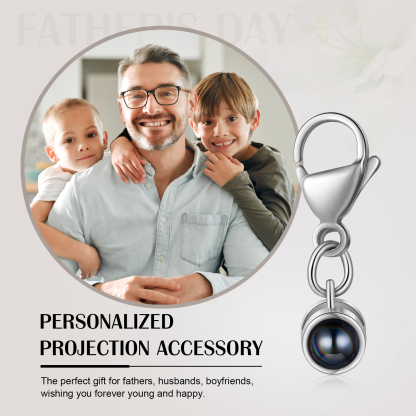 Personalised Projection Keychain Custom Photo Keyring Gift For Family/Friend/Couple-Jessemade AU