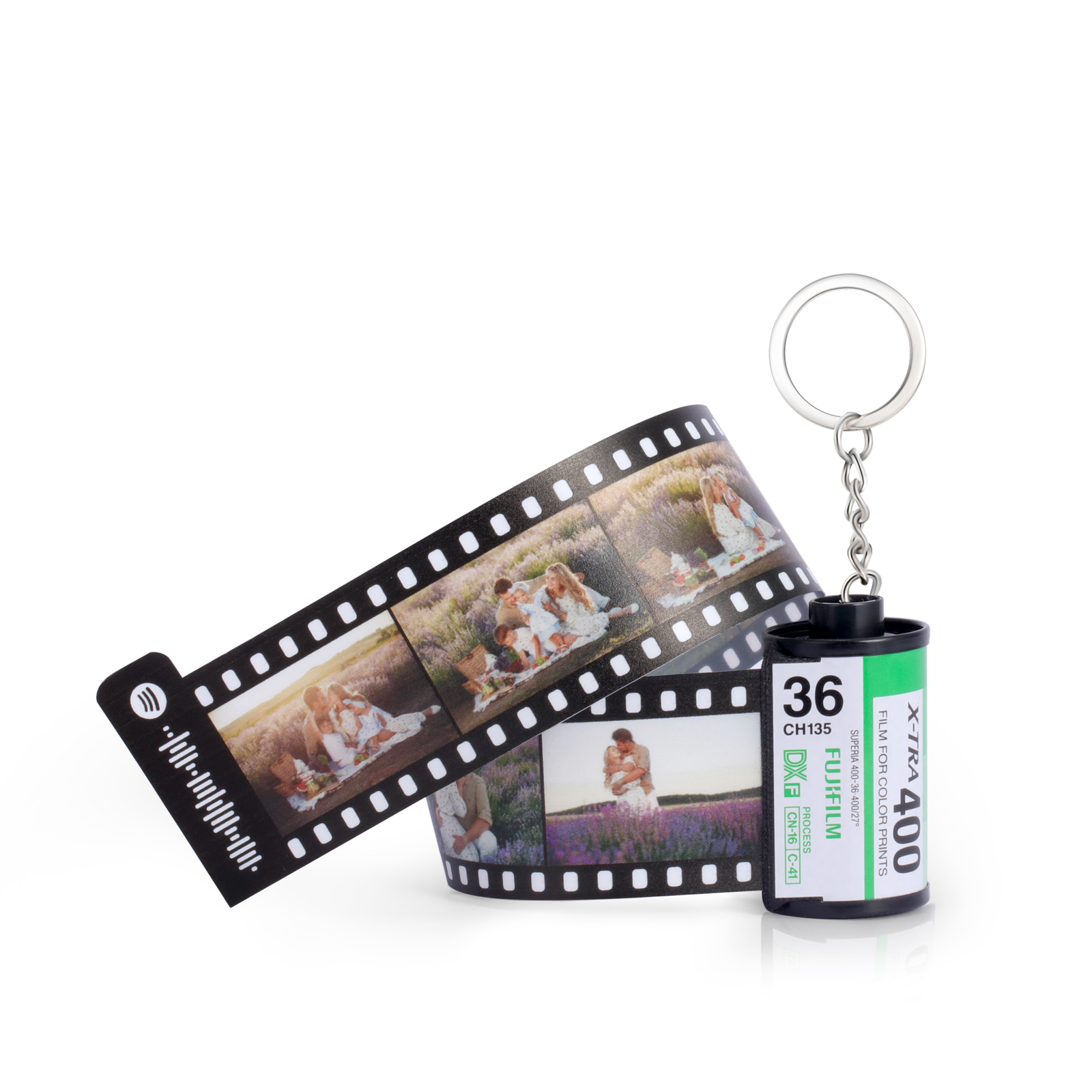 Personalised Spotify Code Memory Camera Roll Photo Keychain-Jessemade AU