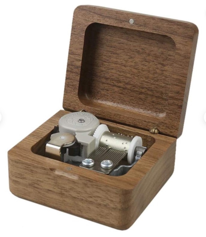 Rectangle Shape Music Box-Jessemade AU