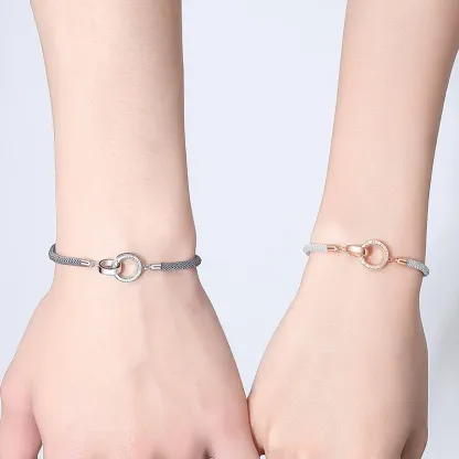 Personalised Couple Bracelets Custom Names Matching Bracelet Love Gifts-Jessemade AU