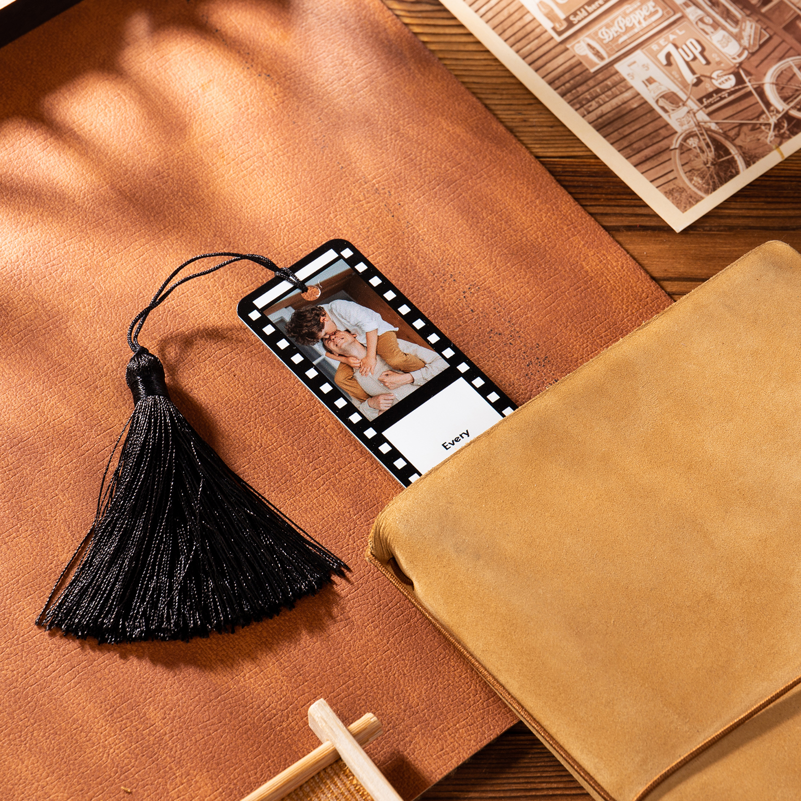 Back to School Gift Personalised Photo Bookmark Custom 2 Photos Gift for Readers-Jessemade AU