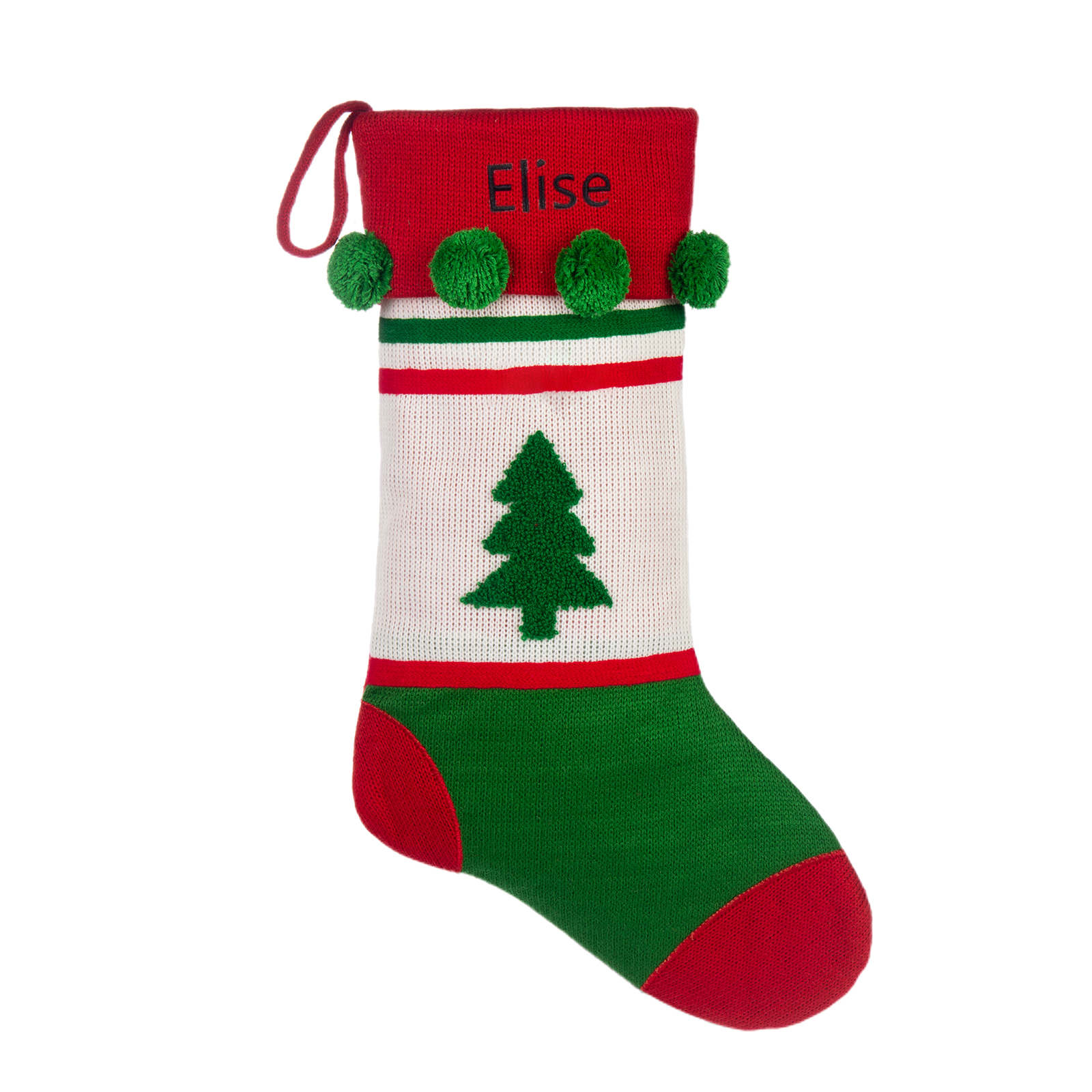 Personalised Christmas Stocking Ornament Custom 1 Name Christmas Gift Bags Gifts for Family Friends-Jessemade AU