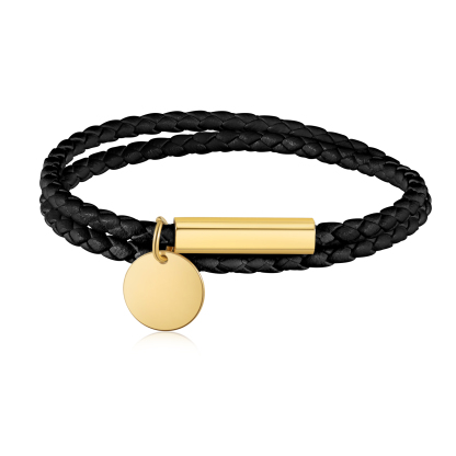 Personalised Leather Bracelet Custom Photo & Text Bracelet Couple Gift for Him/Her-Jessemade AU