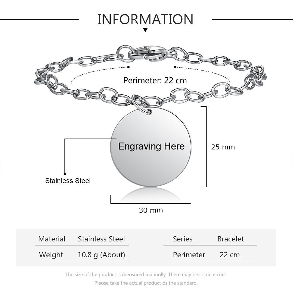 Personalised Heart Photo Locket Bracelet Custom Photo Bracelet Gifts For Her-Jessemade AU