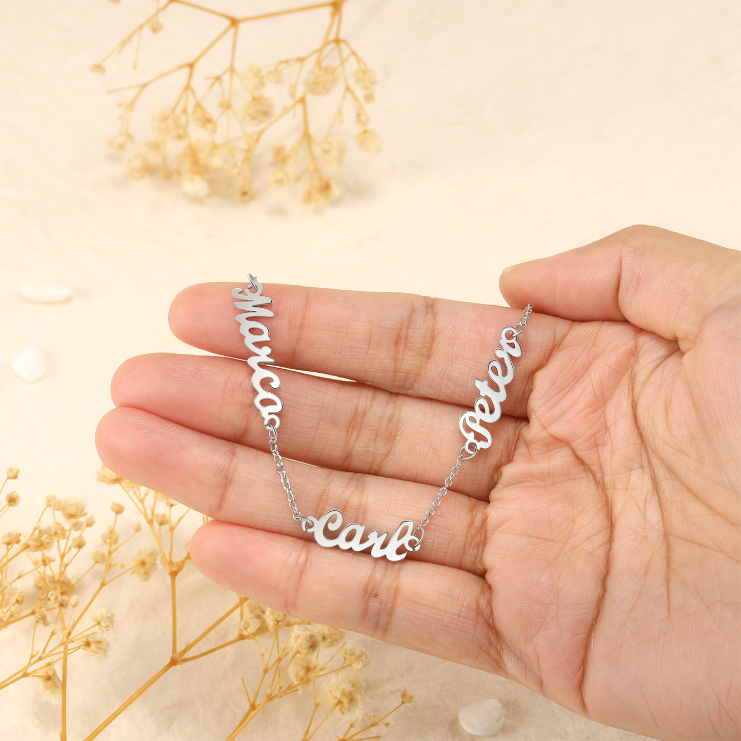 Personalised Family Name Bracelet Custom 3 Names Bracelet  Best Gift For Her-Jessemade AU