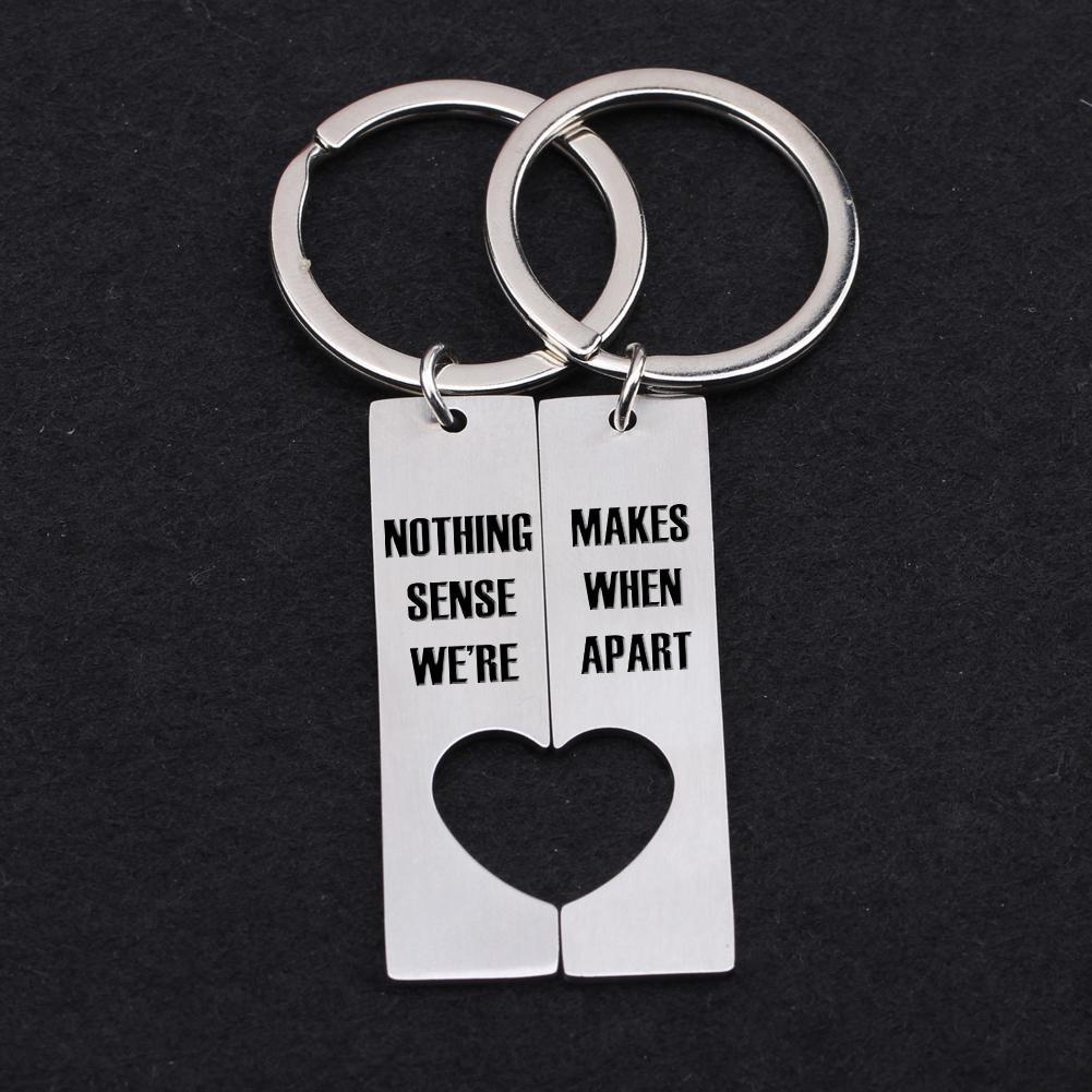 Nothing Makes Sense When We're Apart, Personalised Keychain Gifts For Her-Jessemade AU