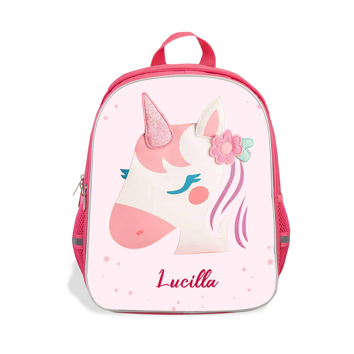 Girls Backpack for School Custom Name Unicorn Backpack Kids Travel Day Bag-Jessemade AU