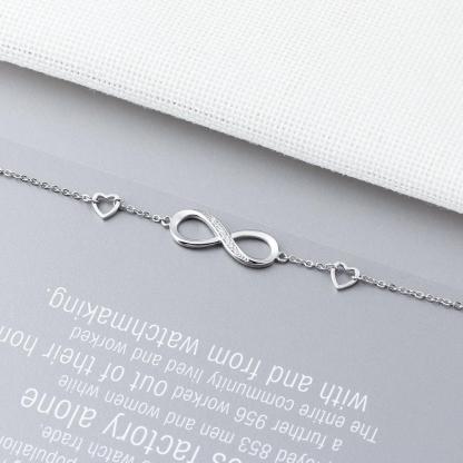 Infinity Bracelet express forever Love to Her-Jessemade AU