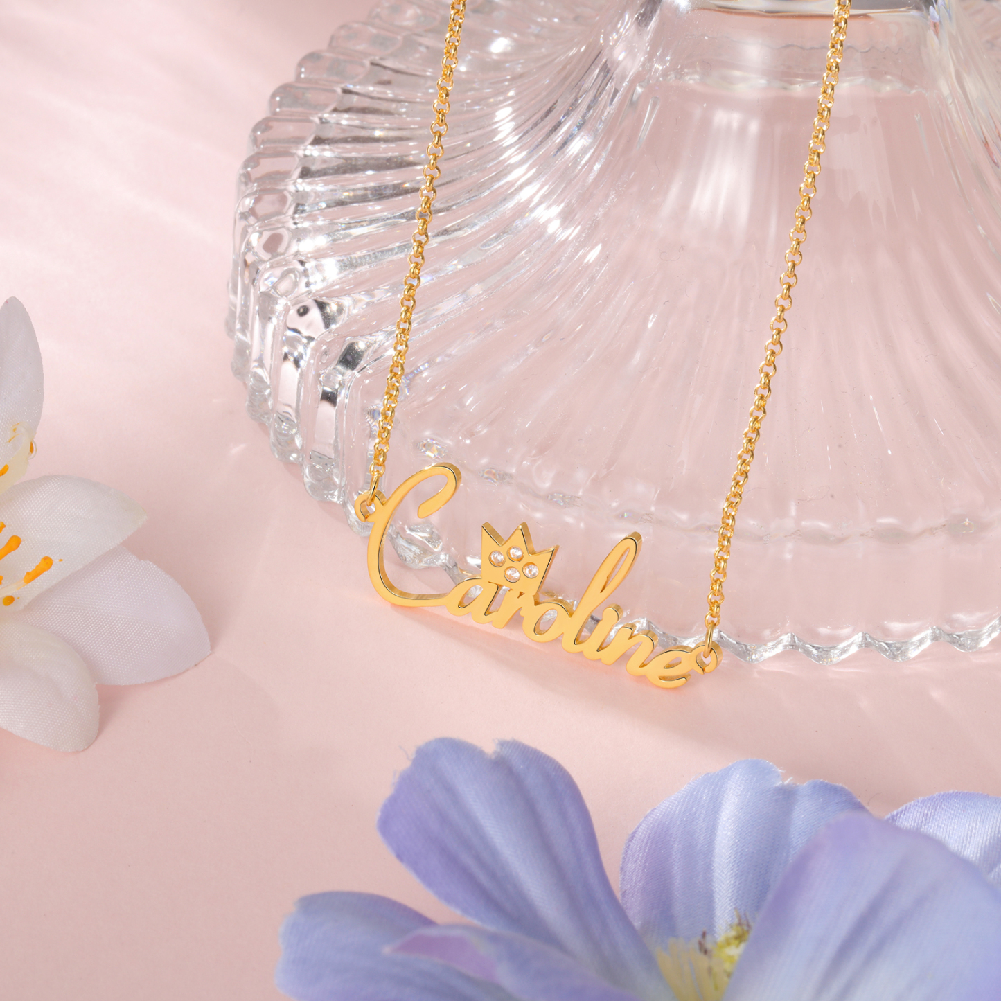 Personalised Necklace Custom 1 Name Necklace Gift For Women-Jessemade AU