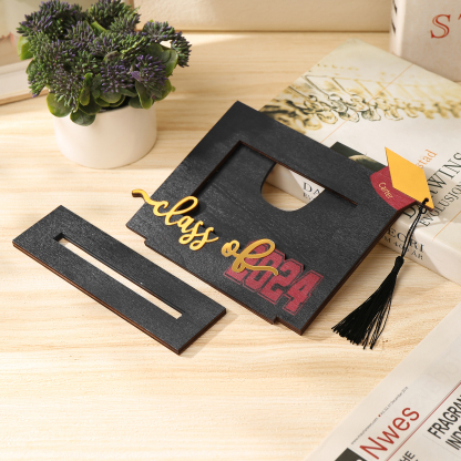 Class of 2024 Personalised Graduation Photo Frame Custom Name & Photo Wooden Frame Creative Gifts-Jessemade AU