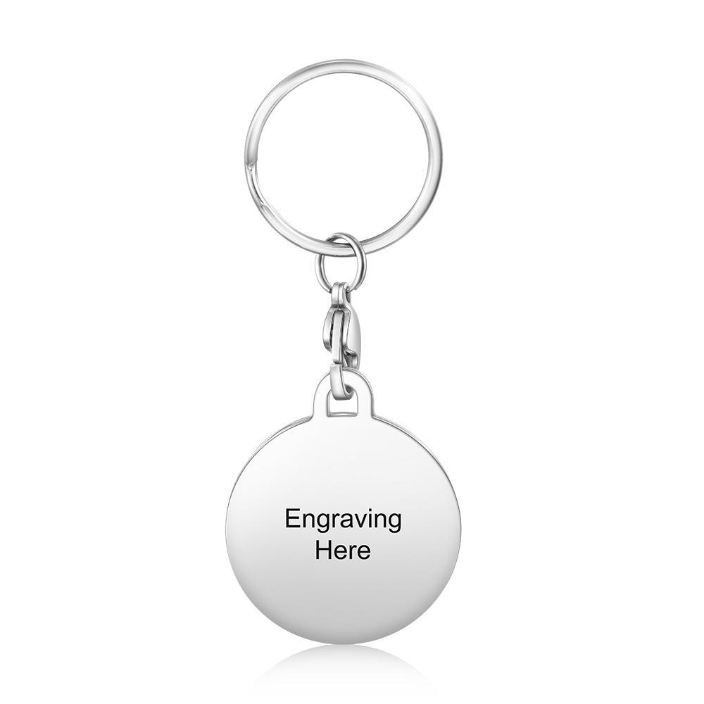 Personalised Keychain Engraved Photo Keychain Gifts For Him-Jessemade AU