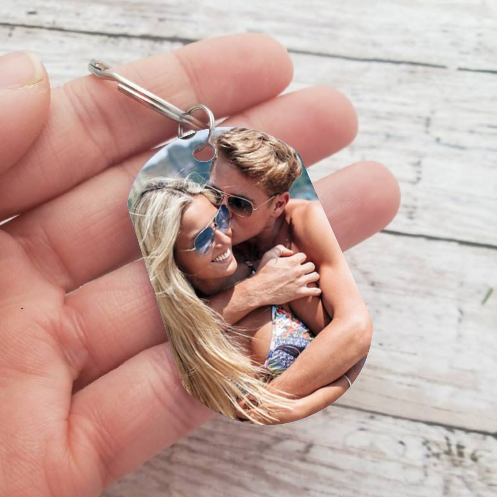 Personalised Photo Keychain for Couple Custom 1 Name Keychain - I'm Yours No Refunds - Valentine's Day Gifts-Jessemade AU