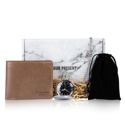 Pocket & Watch & Wallet Gift Set For Him-Jessemade AU