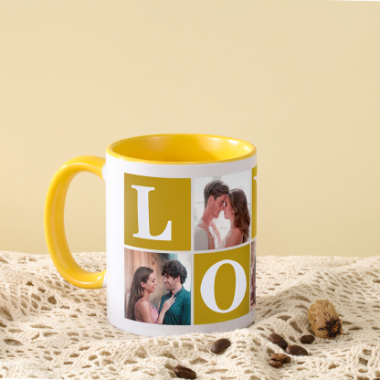 Personalised Photo Love Mug Cup Custom Photos Gifts For Her-Jessemade AU