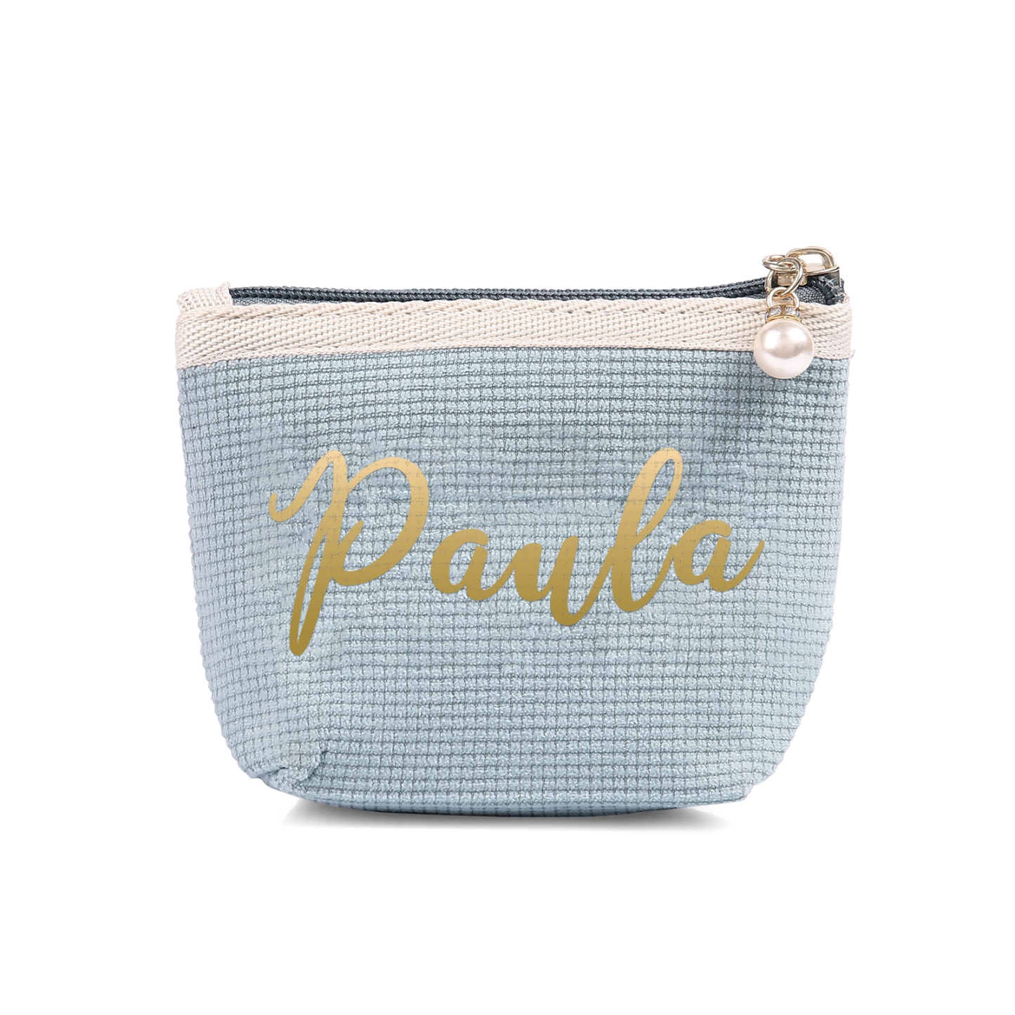 Personalised Name Cosmetic Bag Custom Makeup Bag Zipper Storage Bag Gifts for Ladies Girls-Jessemade AU
