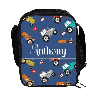 Custom Name Lunch Bag Personalised Cute Cars Lunch Box Gifts for Kids-Jessemade AU