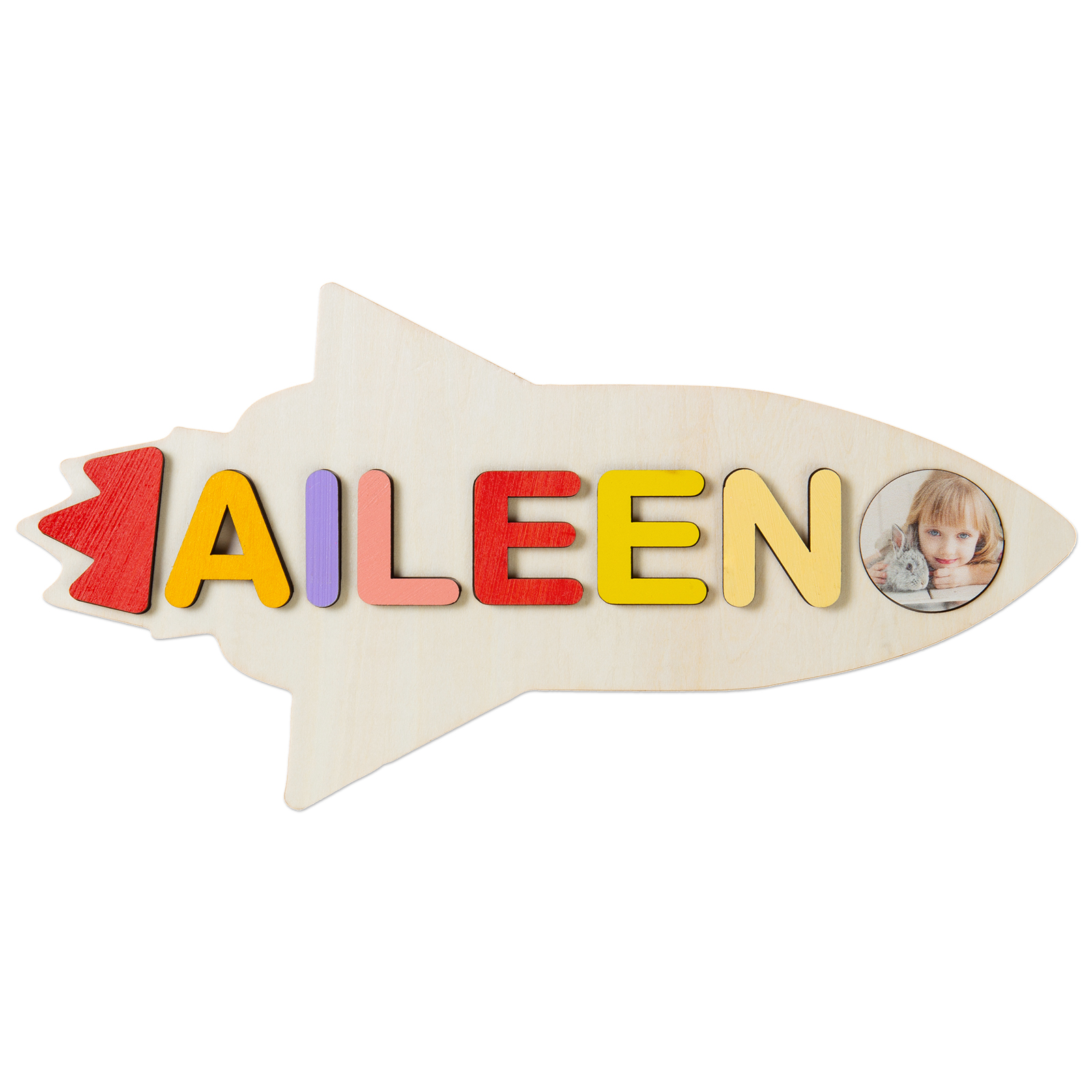 Personalised Kid's Wooden Name Alphabet Puzzle Toy for Toddlers Early Learning Child Toy-Jessemade AU