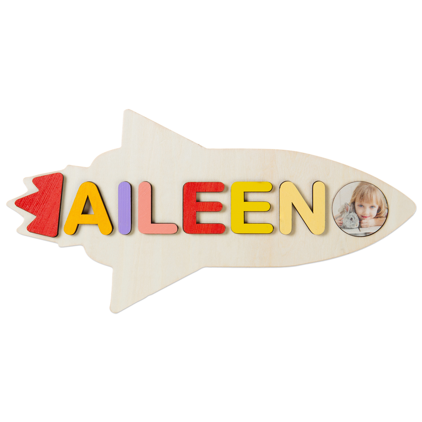 Personalised Kid's Wooden Name Alphabet Puzzle Toy for Toddlers Early Learning Child Toy-Jessemade AU