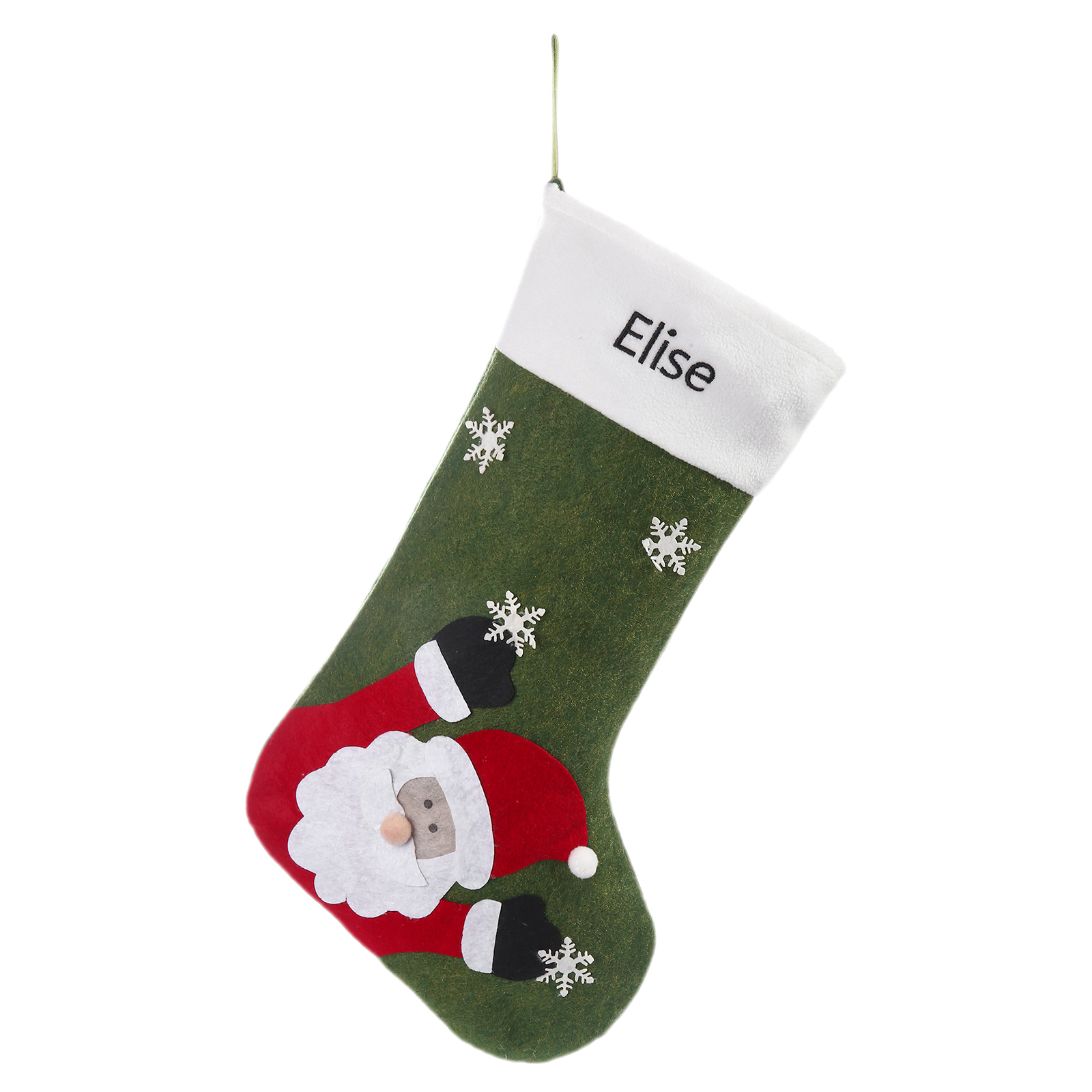 Personalised Christmas Stocking Ornaments Custom 1 Name Christmas Socks Gifts for Family Friends-Jessemade AU