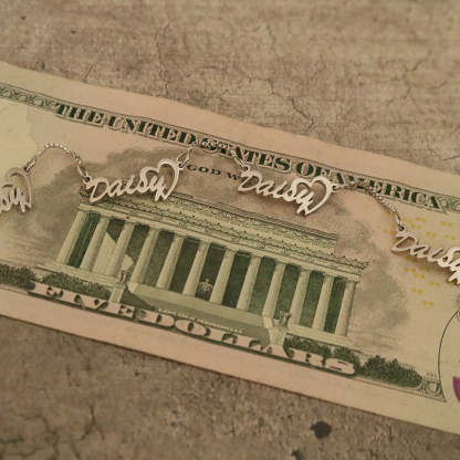 Personalised Name Ankle Bracelet Custom 4 Names Anklet Gifts for Her-Jessemade AU