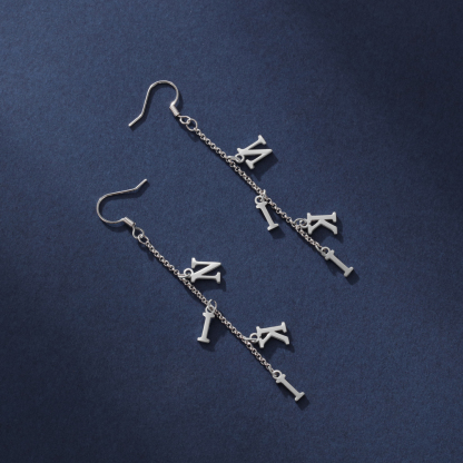 Personalised Name Letter Earring for Her-Jessemade AU