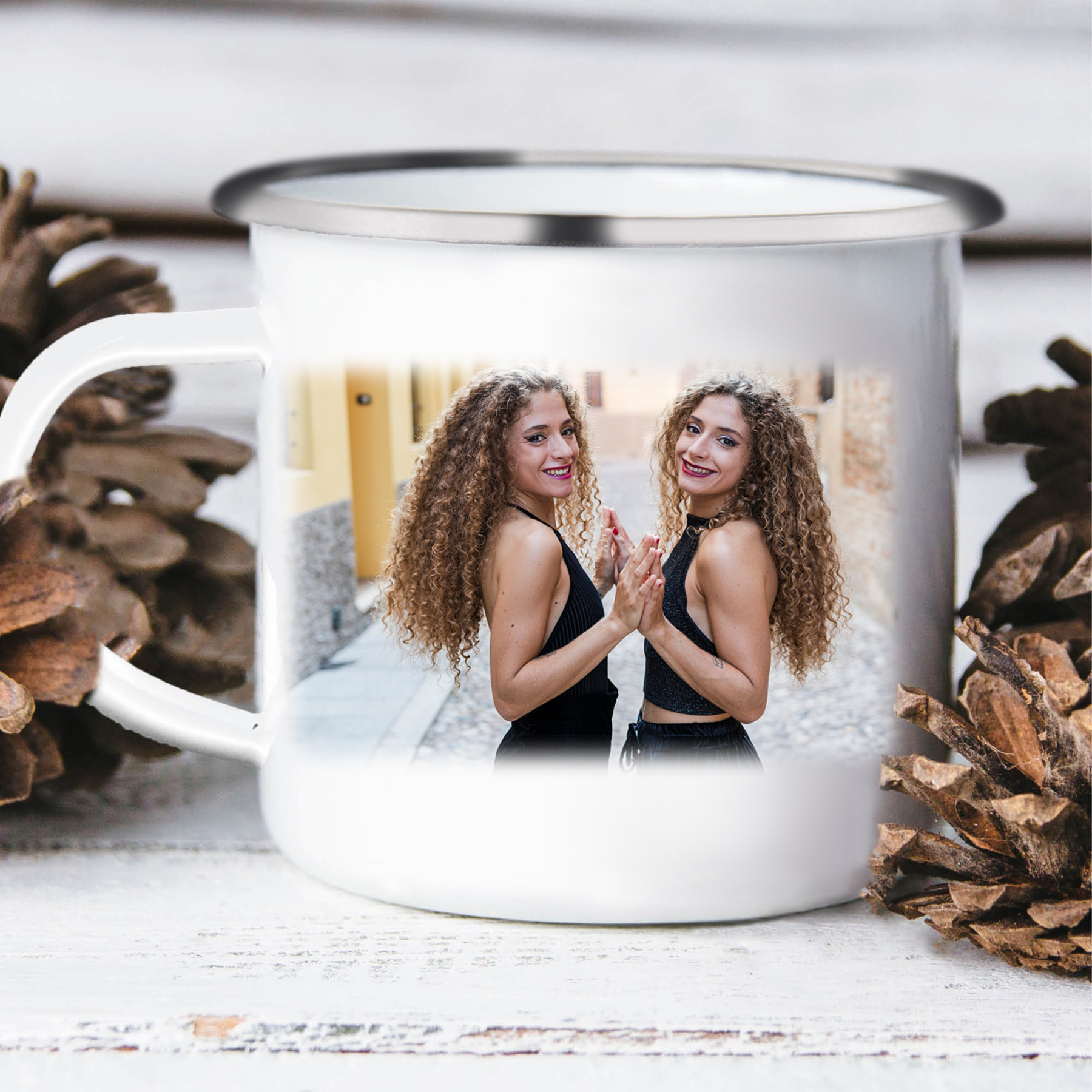 To My Sister Photo Mugs Enamel Violets Cup Personalised Gifts for Sisters - For All The Times I Forgot To Thank You-Jessemade AU