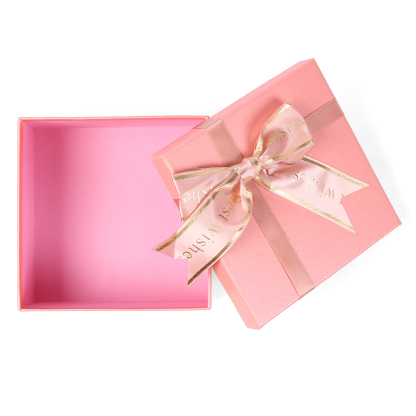 Exquisite Wallet Gift Box Pink Square Gift Packaging-Jessemade AU