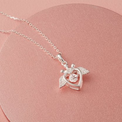 Heart Wings Dance Necklace Gifts For Her-Jessemade AU