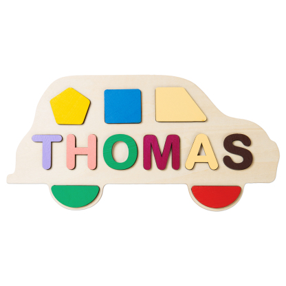 Personalised Kid's Wooden Name Alphabet Puzzle Toy for Toddlers Early Learning Child Toy-Jessemade AU