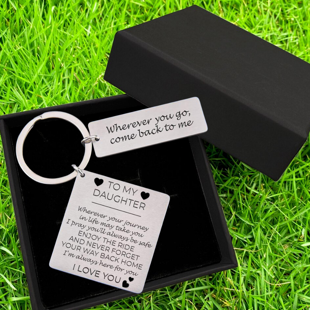 Wherever your journey in life may take you-Personalised Keychain Gifts For Daughter-Jessemade AU