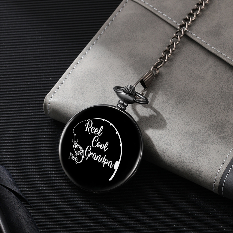Personalised Pocket Watch Custom Names Gifts For Him-Jessemade AU