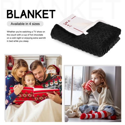 Customised Couple Blanket Engrave Photo Sweet Gift For Her-Jessemade AU