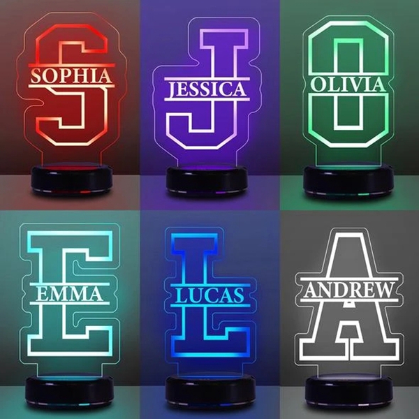 Personalised LED Letter Night Light Custom Name Lamp Gifts for Family-Jessemade AU