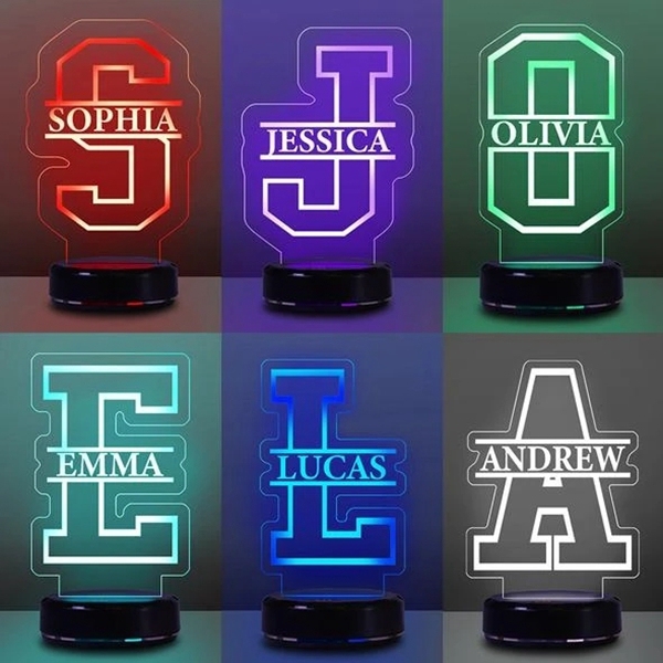 Personalised LED Letter Night Light Custom Name Lamp Gifts for Family-Jessemade AU
