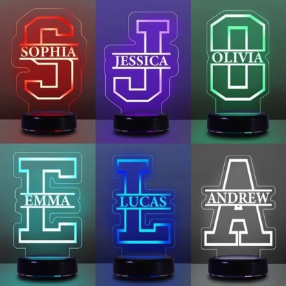 Personalised LED Letter Night Light Custom Name Lamp Gifts for Family-Jessemade AU