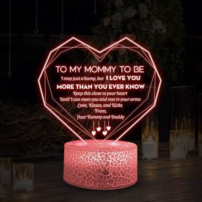 I May Just A Bump, But I Love You, 7 Colours Night Light Gifts For Mom-Jessemade AU