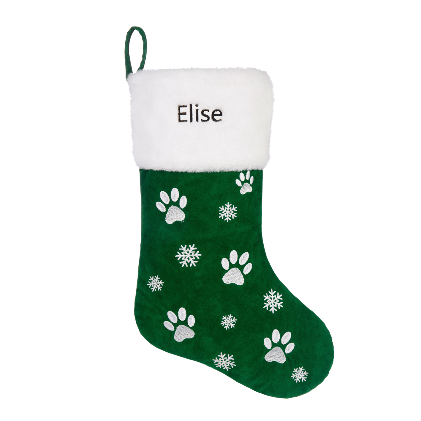 Custom 1 Name Christmas Stocking Ornament Christmas Gift Bags Personalised Gifts for Family Friends-Jessemade AU