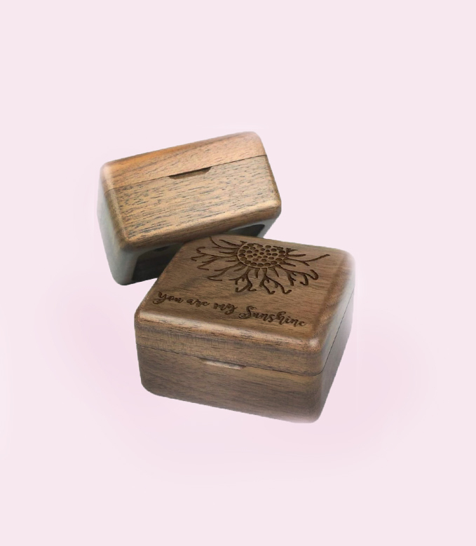 Rectangle Shape Music Box-Jessemade AU