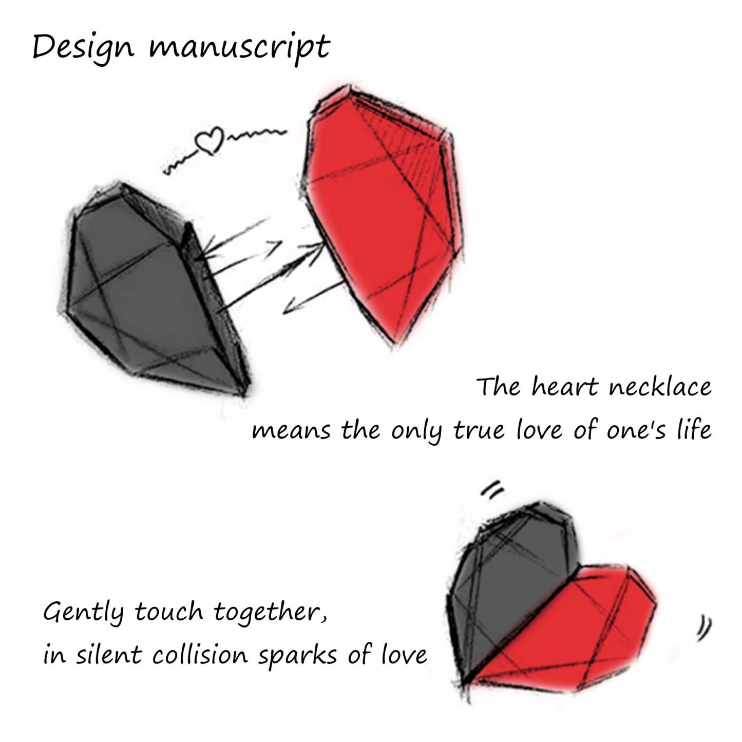 Magnetic Matching Couple Letter Necklace and Bracelet Valentine's Day Gifts for Couple-Jessemade AU