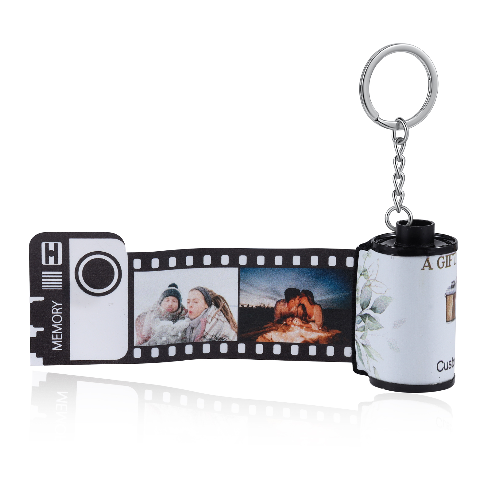 Personalised Camera Roll Keychain Customised 20 Photos Keyring Gifts for Him/Her-Jessemade AU