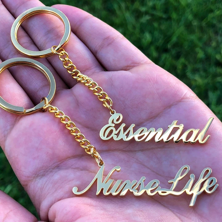 Personalised Keychain Custom name Keychain Gifts For Her-Jessemade AU
